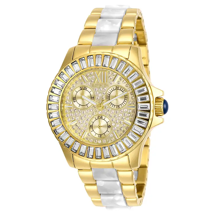 Invicta Women’s Angel Quartz Chrono Stainless Steel/White