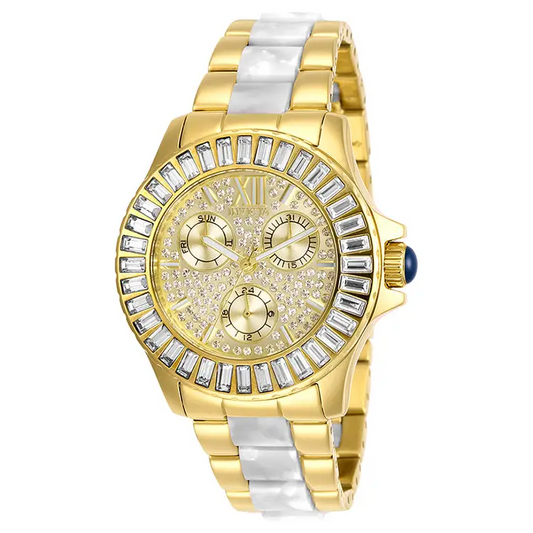 Invicta Women’s Angel Quartz Chrono Stainless Steel/White