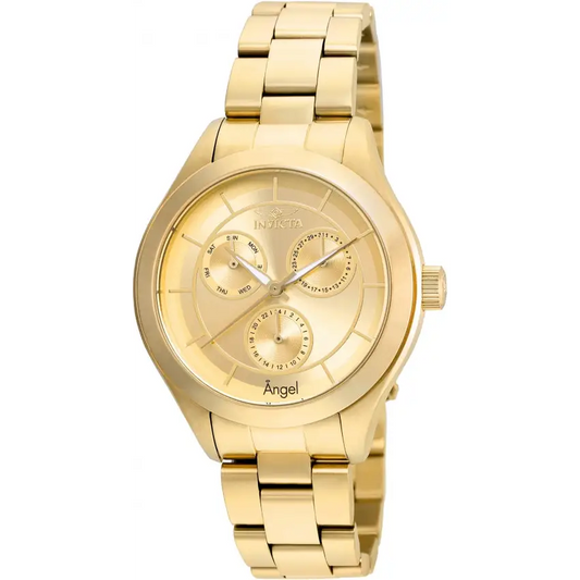 Invicta Women’s Angel Quartz Chronograph Gold Dial Watch