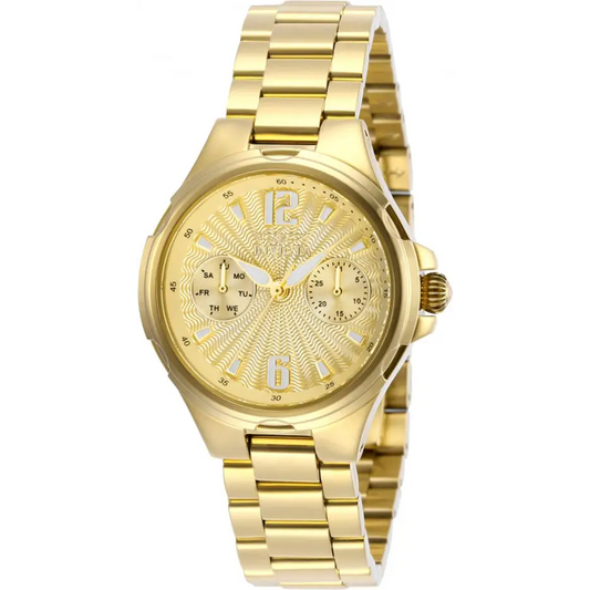 Invicta Women’s Angel Quartz Chronograph Gold Tone Stainless