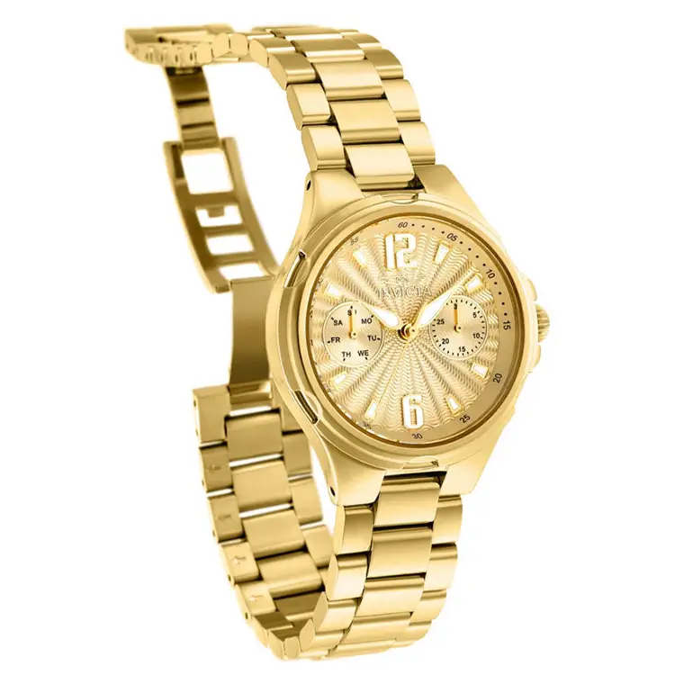 Invicta Women’s Angel Quartz Chronograph Gold Tone Stainless
