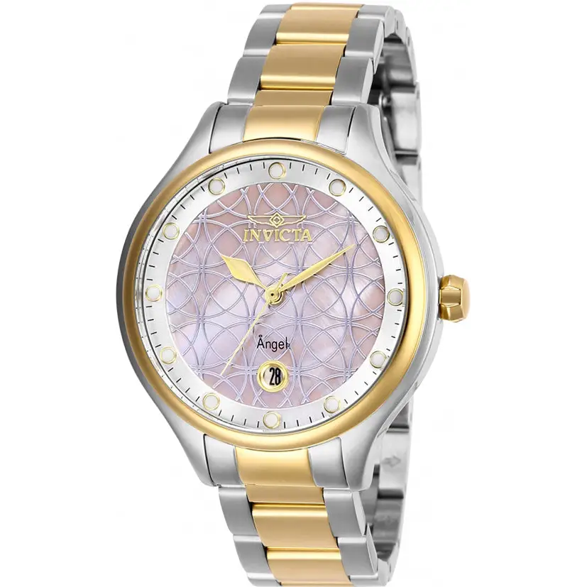 Invicta Women’s Angel Quartz MOP 100m Two Tone Stainless