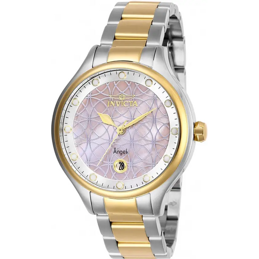 Invicta Women’s Angel Quartz MOP 100m Two Tone Stainless