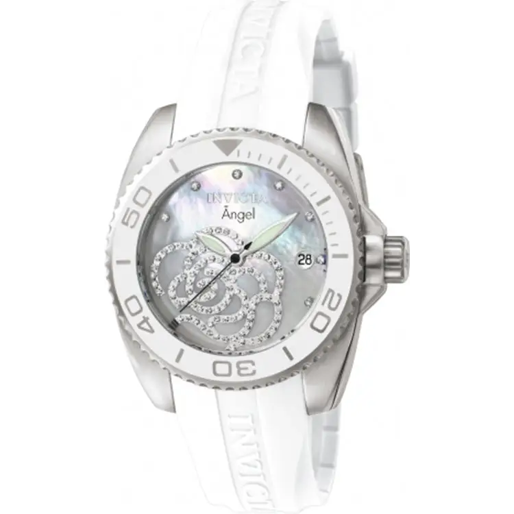 Invicta Women’s Angel Quartz Stainless Steel Crystal