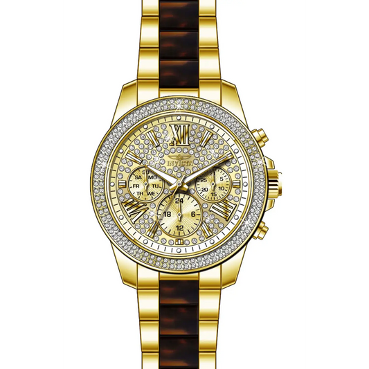 Invicta Women’s Angel Quartz Stainless Steel Two Tone Watch