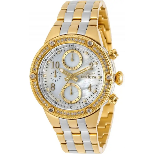 Invicta Women’s Angel Quartz Stainless Steel Two Tone Watch
