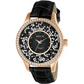 Invicta Women’s Angel Rose Gold-Plated S. Steel Black