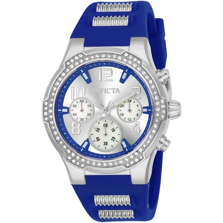 Invicta Women’s BLU Chronograph Multi-function Silver Dial