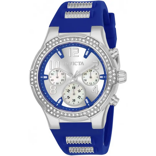 Invicta Women’s BLU Chronograph Multi-function Silver Dial