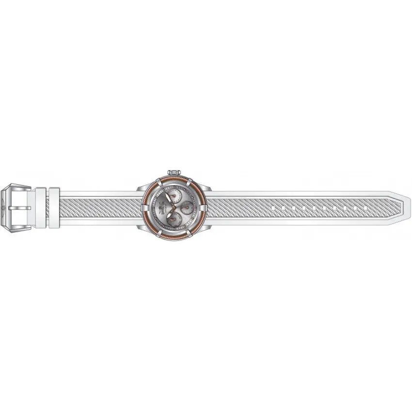 Invicta Women’s Bolt Chrono 200m Stainless Steel White