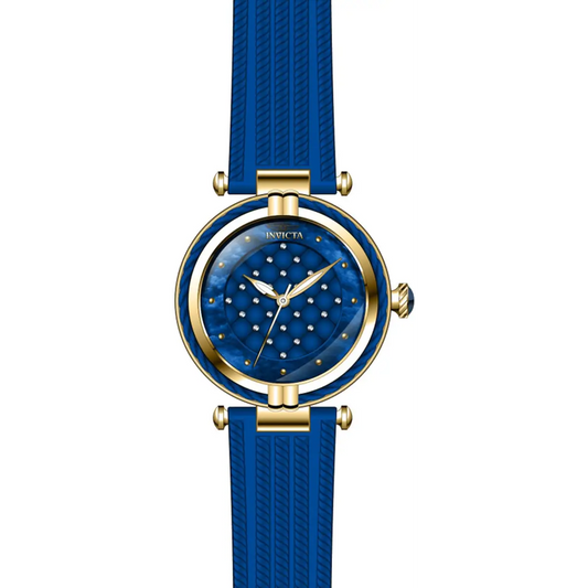 Invicta Women’s Bolt Gold Tone Stainless Steel/Blue