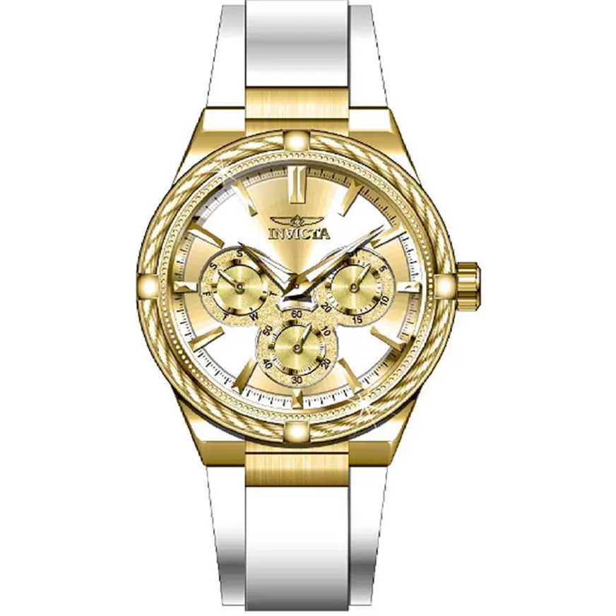 Invicta Women’s Bolt Quartz 100m Stainless Steel/White