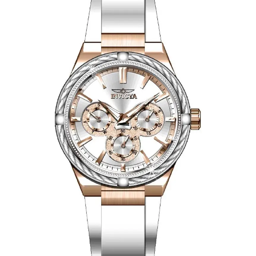 Invicta Women’s Bolt Quartz 100m Stainless Steel/White