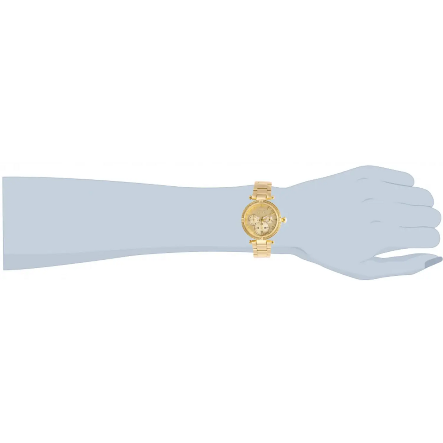 Invicta Women’s Bolt Quartz Chrono 100m Gold Tone Stainless