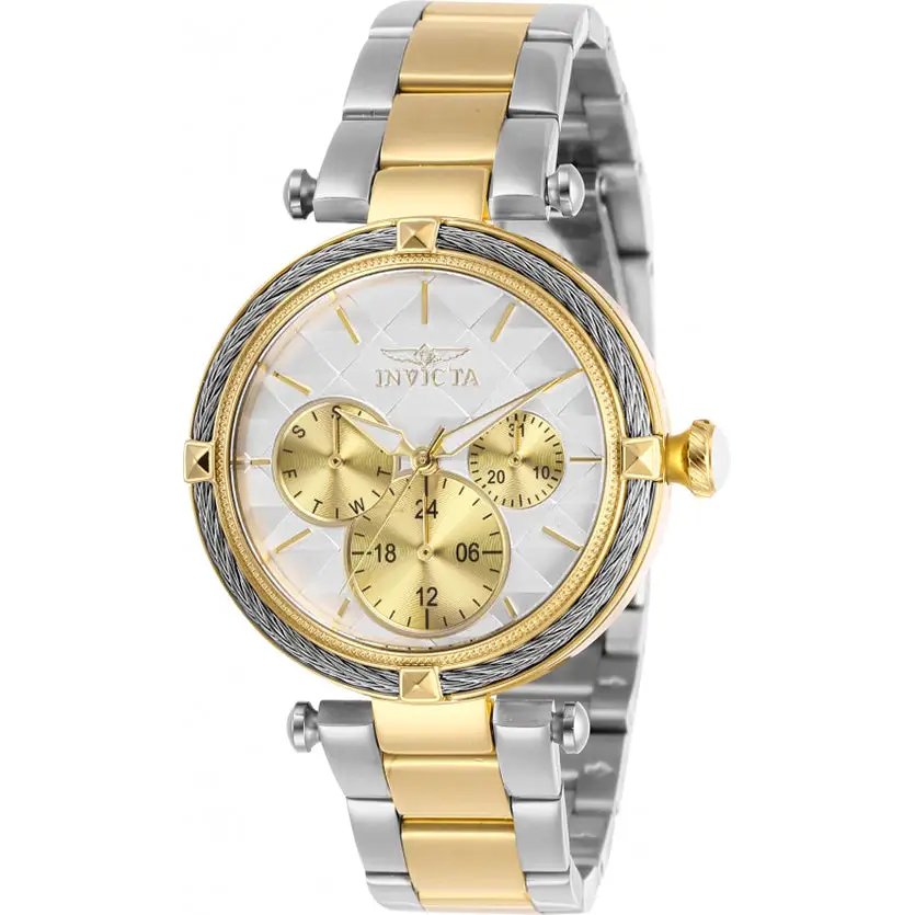 Invicta Women’s Bolt Quartz Chrono 100m Two Tone Stainless