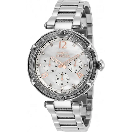 Invicta Women’s Bolt Quartz Chrono Crystals Stainless Steel