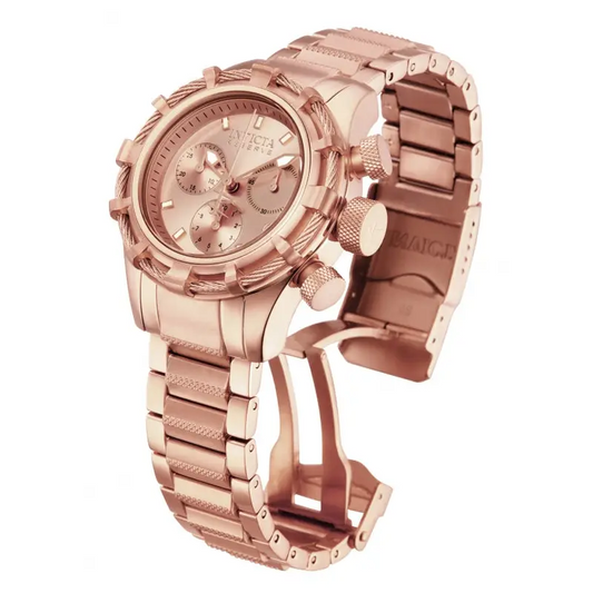 Invicta Women’s Bolt Quartz Chronograph Rose Gold Dial Watch