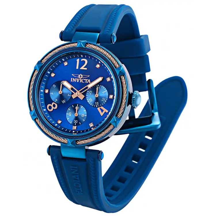 Invicta Women’s Bolt Quartz Crystals Stainless Steel/Blue