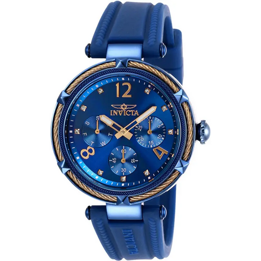 Invicta Women’s Bolt Quartz Crystals Stainless Steel/Blue