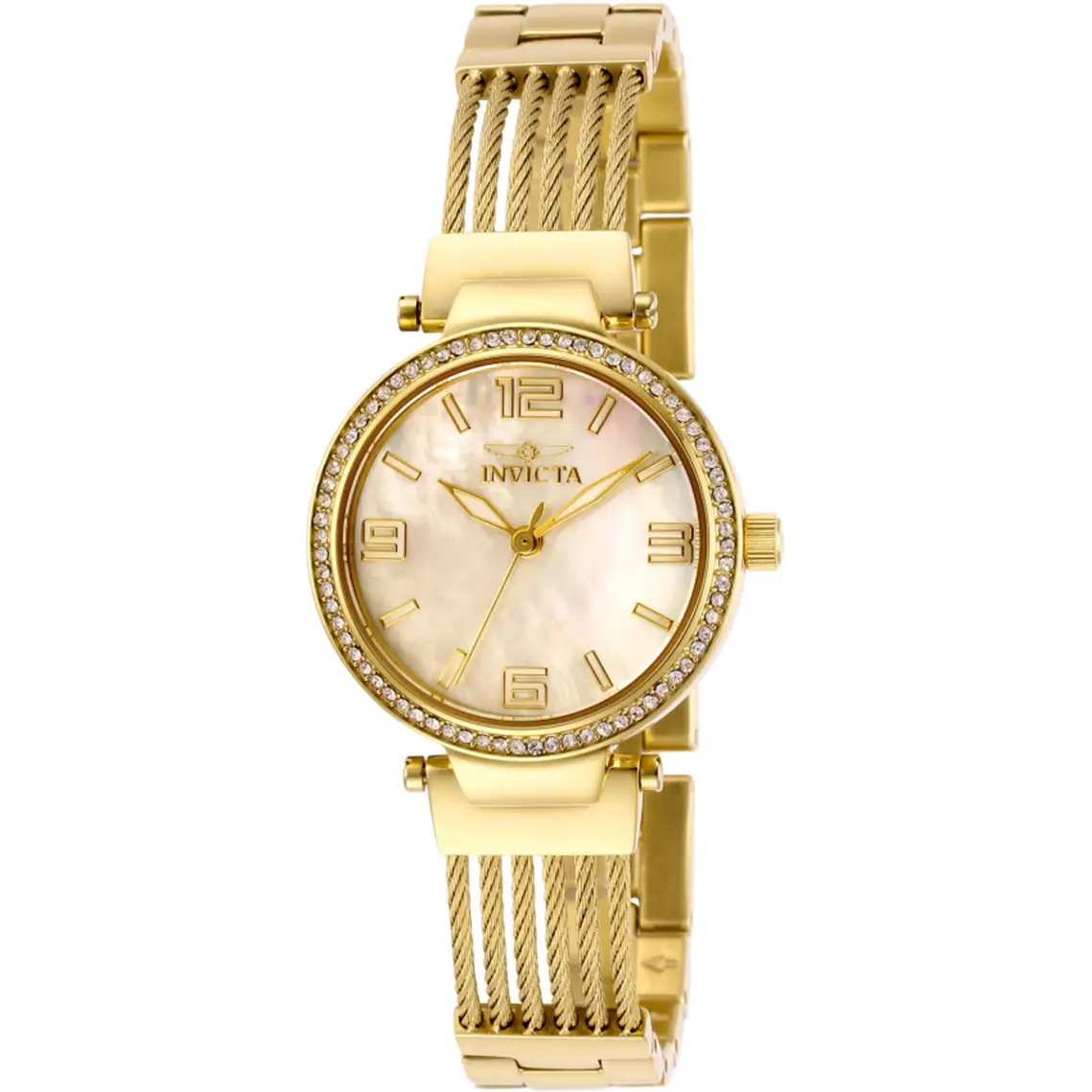 Invicta Women’s Bolt Quartz Gold Tone Stainless Steel Watch