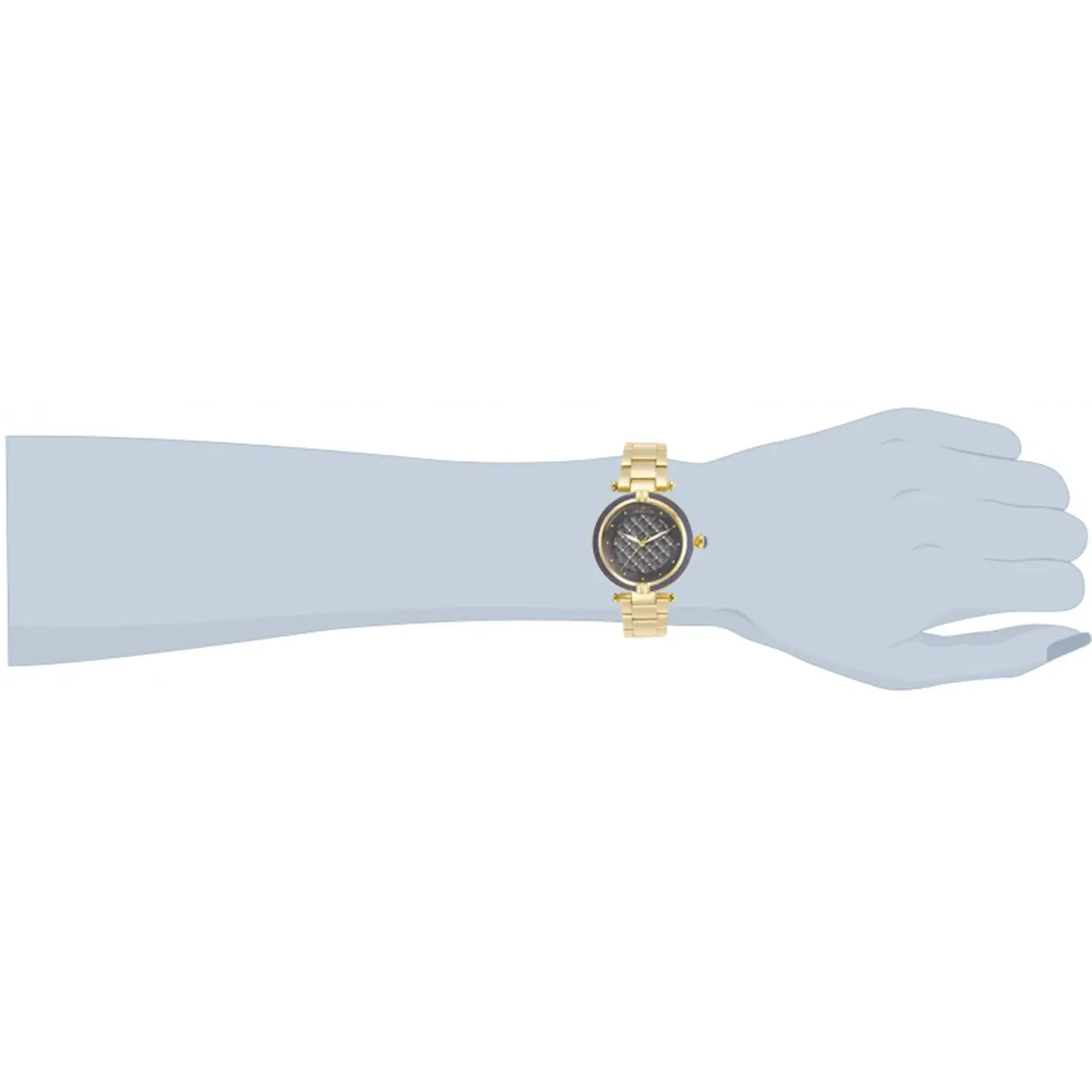 Invicta Women’s Bolt Quartz Gunmetal Dial Gold Tone