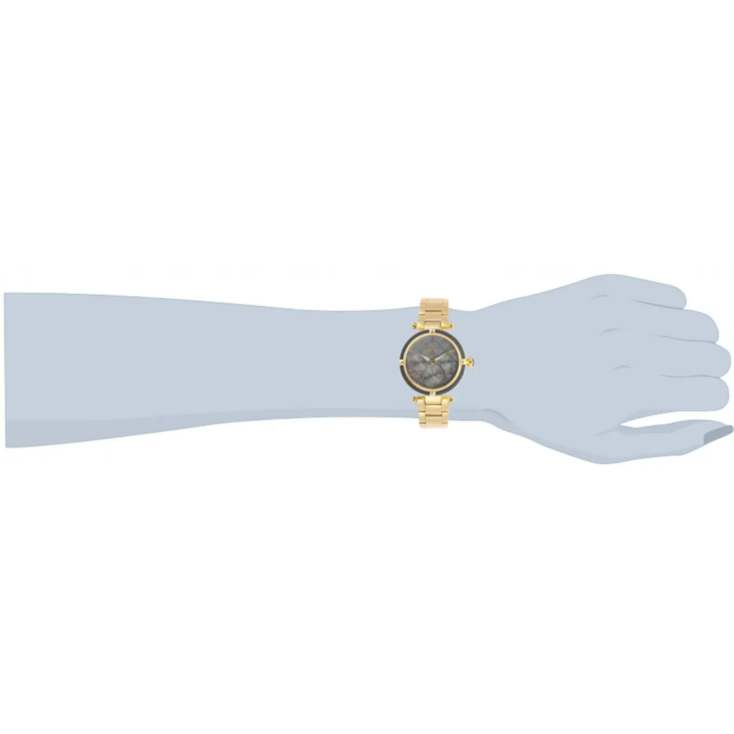Invicta Women’s Bolt Quartz Gunmetal Dial Gold Tone