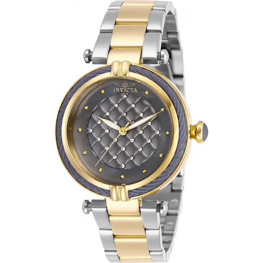 Invicta Women’s Bolt Quartz Gunmetal Dial Two Tone Stainless