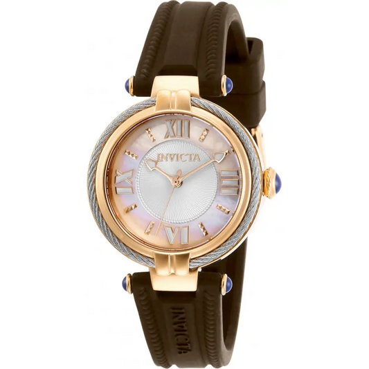Invicta Women’s Bolt Quartz MOP Stainless Steel/Brown