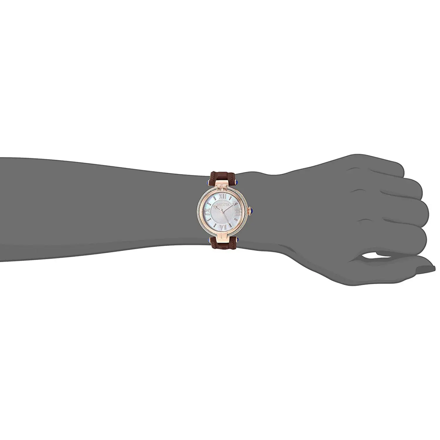 Invicta Women’s Bolt Quartz MOP Stainless Steel/Brown