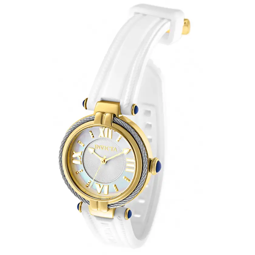 Invicta Women’s Bolt Quartz Stainless Steel/White Silicone
