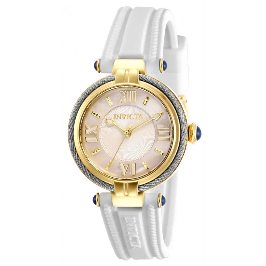 Invicta Women’s Bolt Quartz Stainless Steel/White Silicone