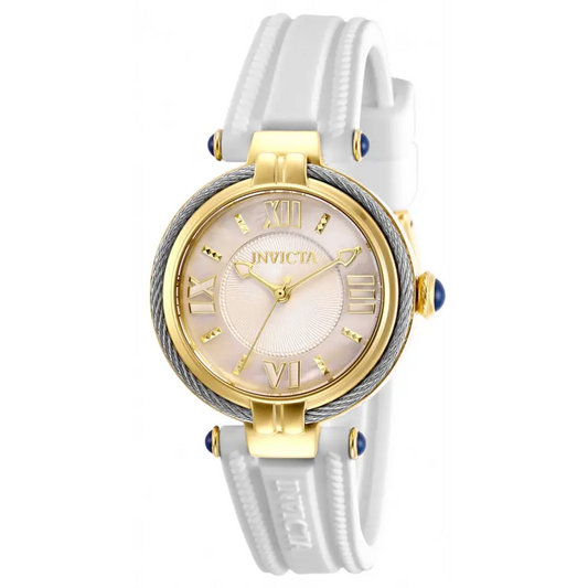 Invicta Women’s Bolt Quartz Stainless Steel/White Silicone
