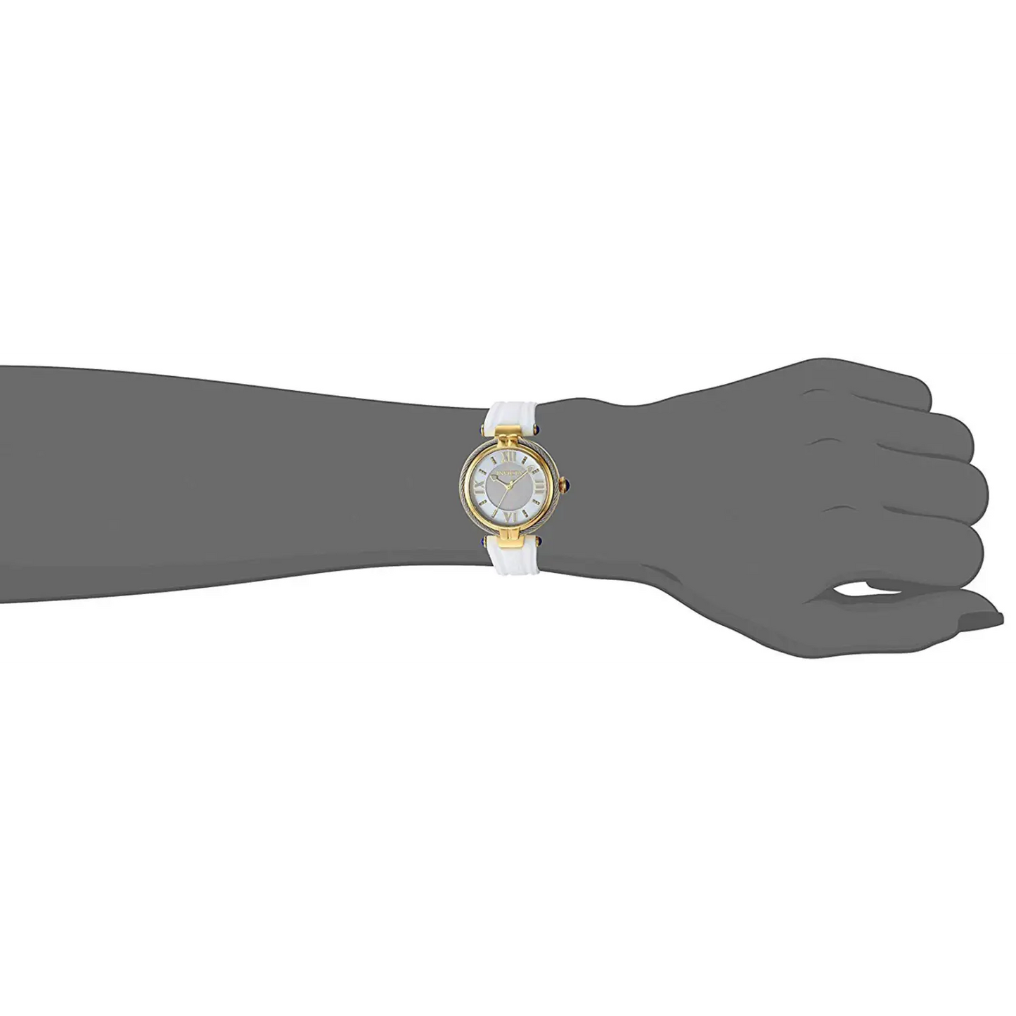 Invicta Women’s Bolt Quartz Stainless Steel/White Silicone