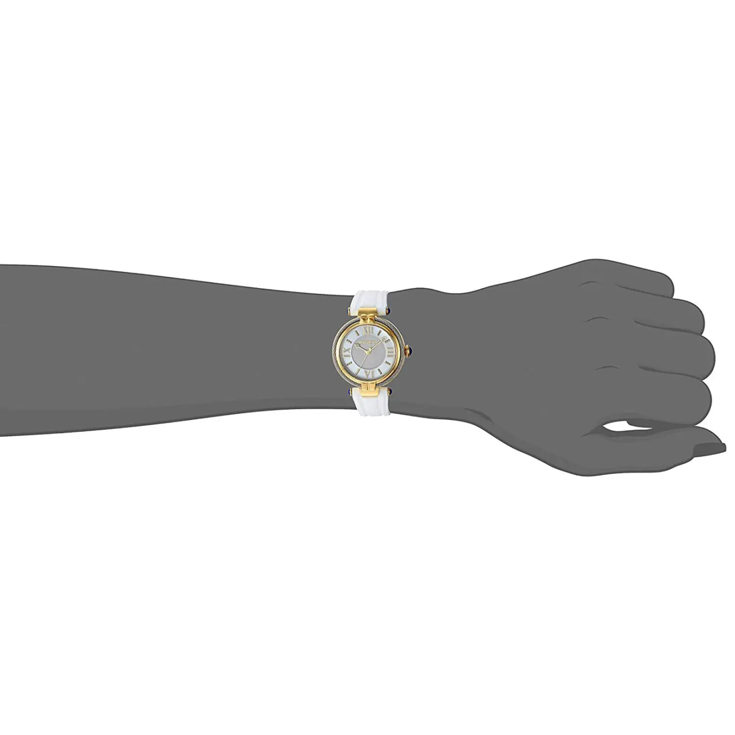 Invicta Women’s Bolt Quartz Stainless Steel/White Silicone