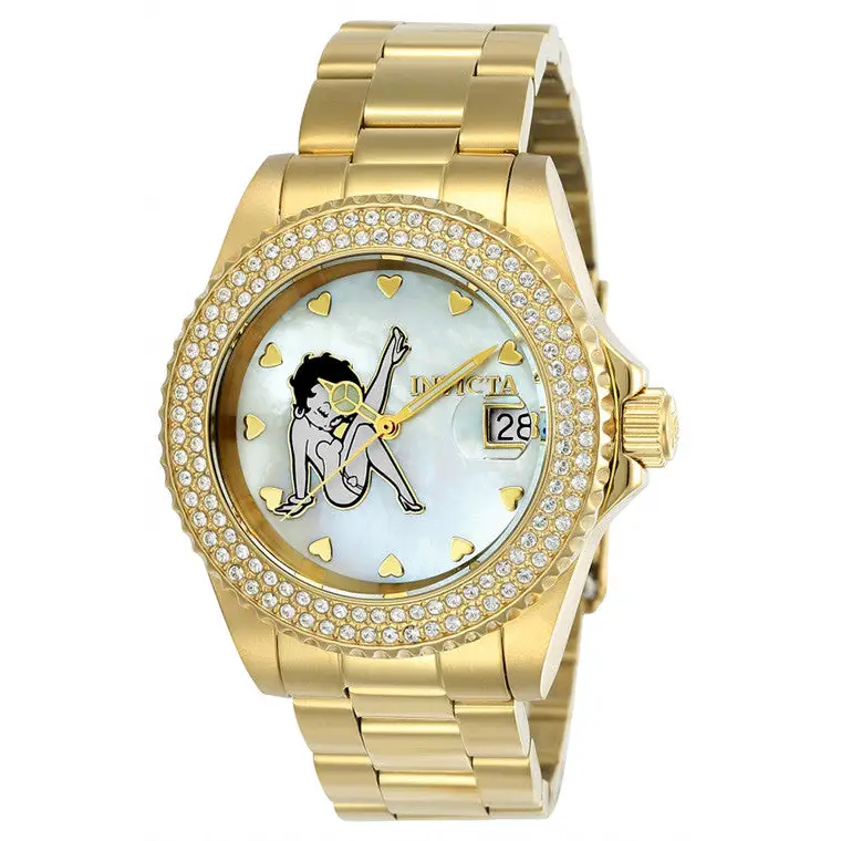 Invicta Women’s Character Collection 200m Gold Tone