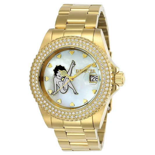 Invicta Women’s Character Collection 200m Gold Tone