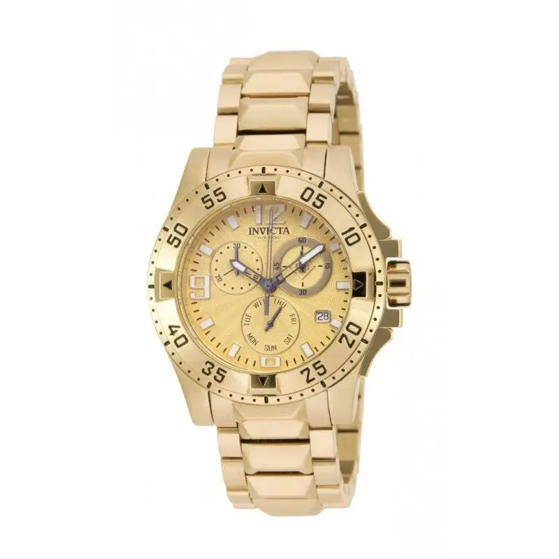 Invicta Women’s Excursion Chronograph Gold Plated Stainless