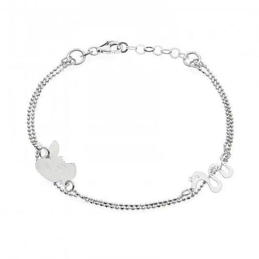 Invicta Women’s Jewelry 20cm Silver 925 Rhodium Apple/Snake