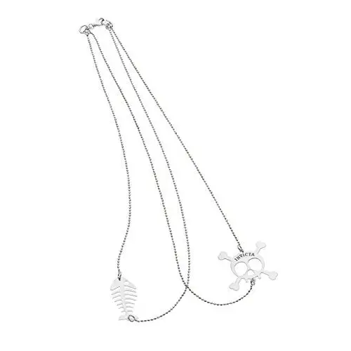 Invicta Women’s Jewelry 43cm Silver 925 Rhodium Fishbone &