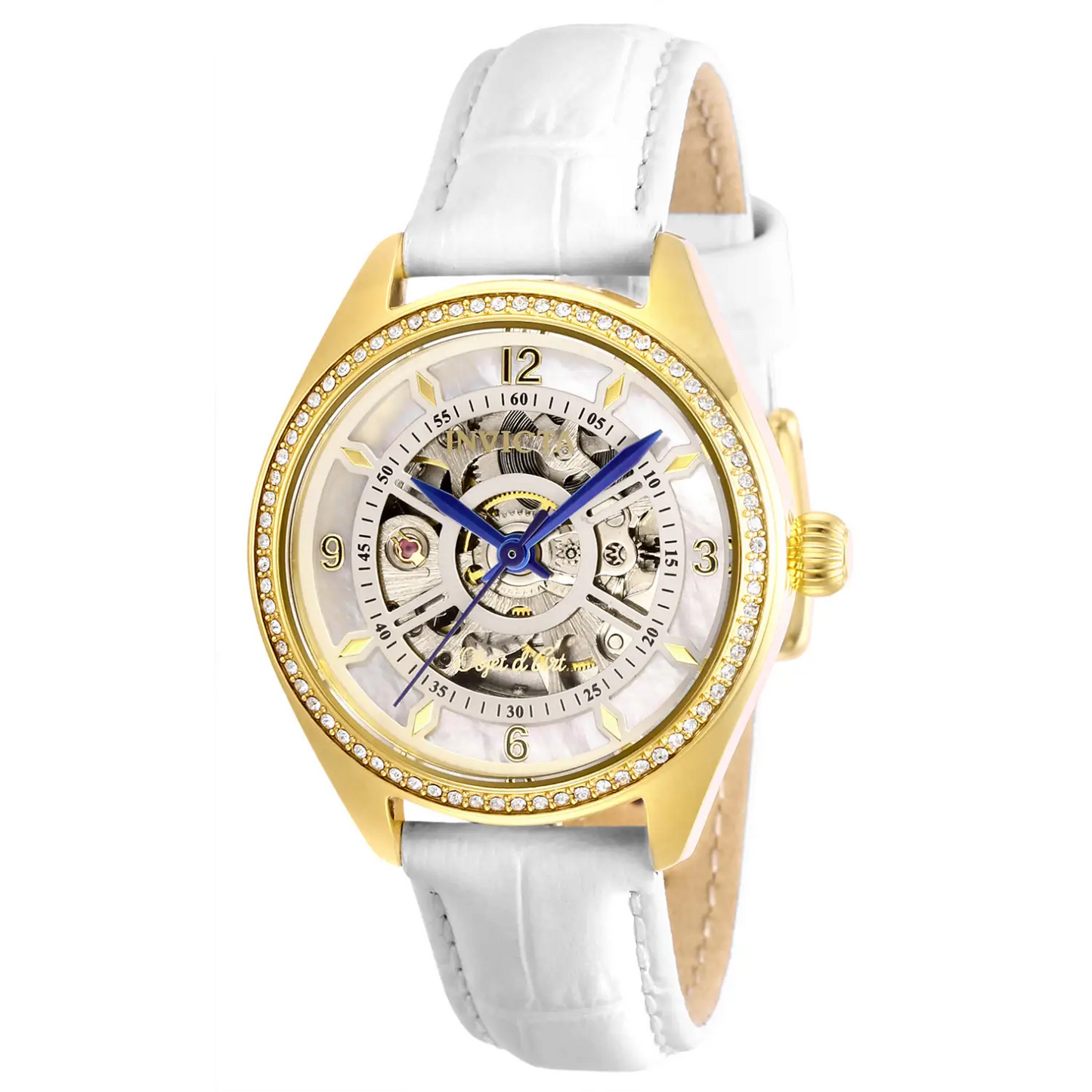 Invicta Women’s Objet D Art Automatic Stainless Steel White