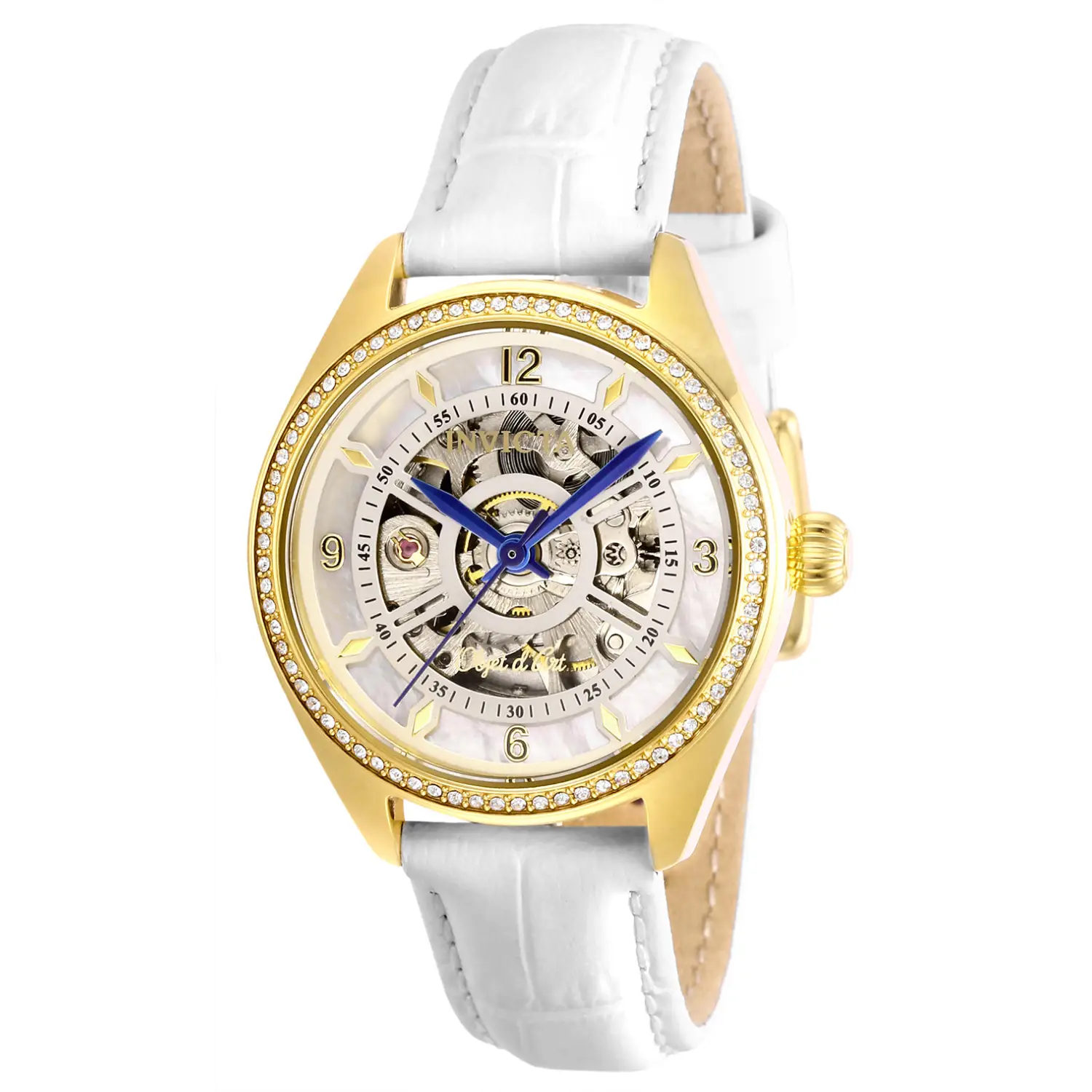 Invicta Women’s Objet D Art Automatic Stainless Steel White