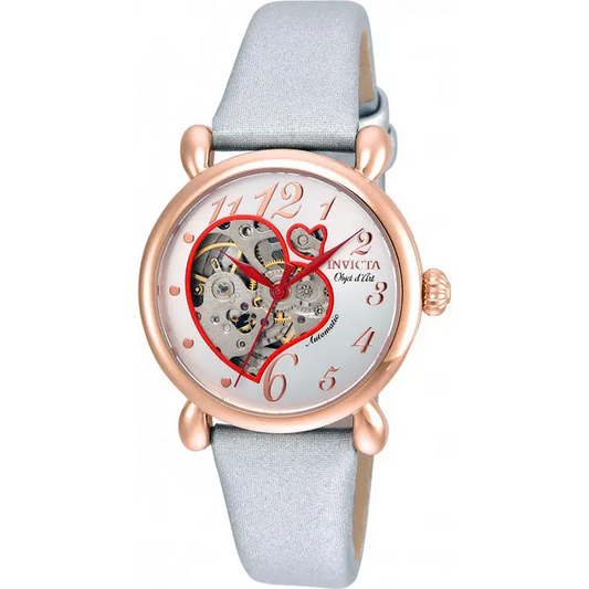Invicta Women’s Objet D’Art Automatic Stainless Steel Silver