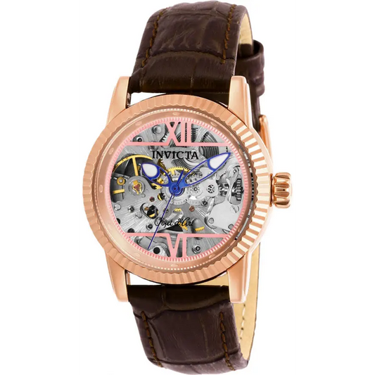 Invicta Women’s Objet D’Art Automatic Stainless Steel/Brown