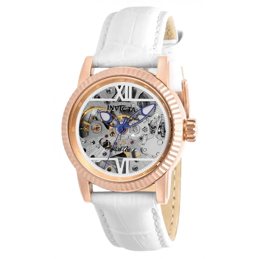 Invicta Women’s Objet D’Art Automatic Stainless Steel/White
