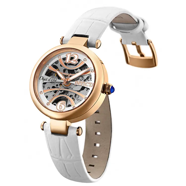 Invicta Women’s Objet D’Art Automatic Stainless Steel/White