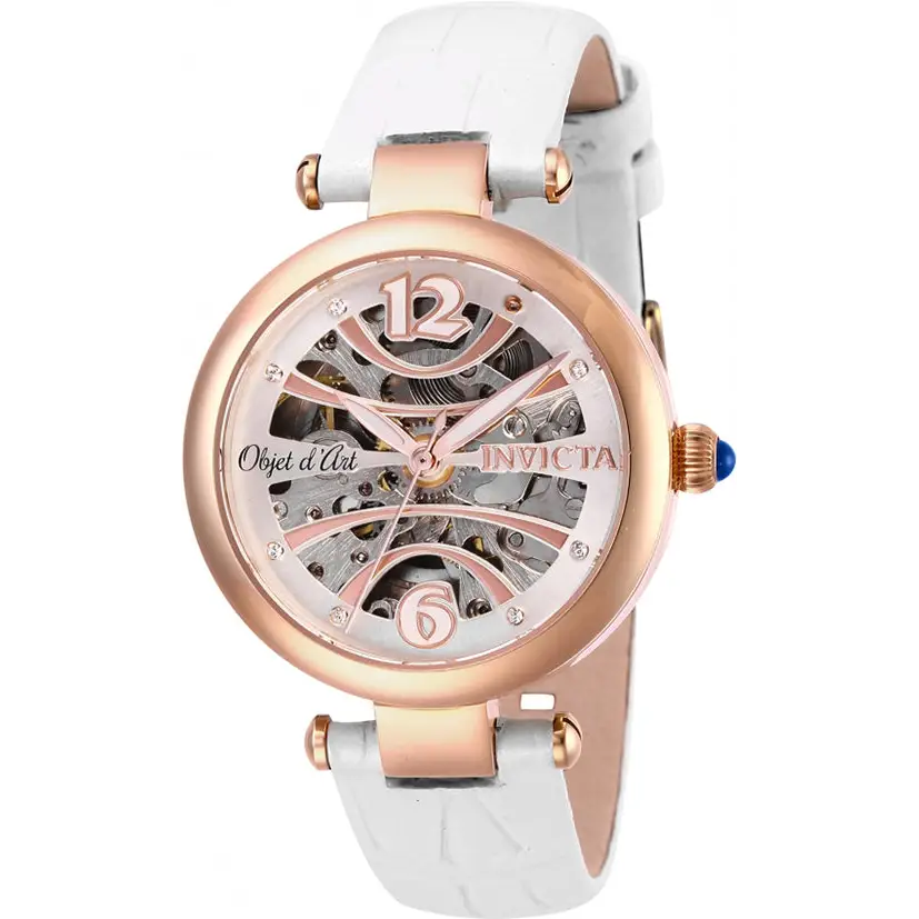Invicta Women’s Objet D’Art Automatic Stainless Steel/White