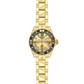 Invicta Women’s Pro Diver 300m Gold Dial Gold Plated
