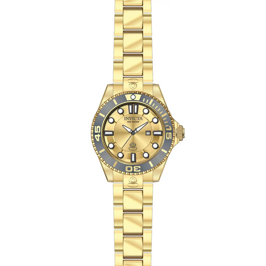Invicta Women’s Pro Diver 300m Quartz Gold Plated Stainless