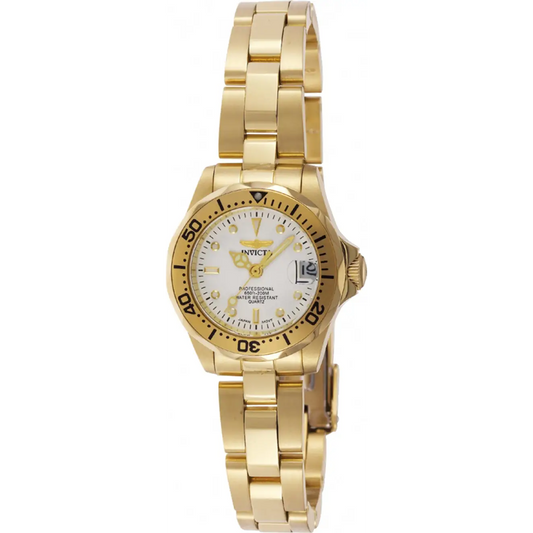 Invicta Women’s Pro Diver Quartz 200m Gold Tone Stainless