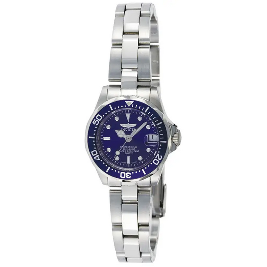 Invicta Women’s Pro Diver Quartz 200m Silver Tone Stainless